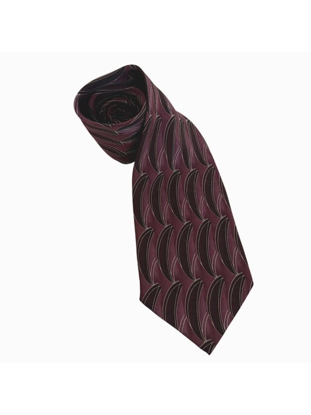 Irvine Park Purple Black Silk Tie Handmade Mens Necktie Office Work Formal Gift